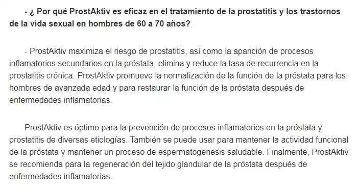 ¡Compre Prostaktiv en una farmacia de Lleida y mejore su salud prostática ahora mismo!
